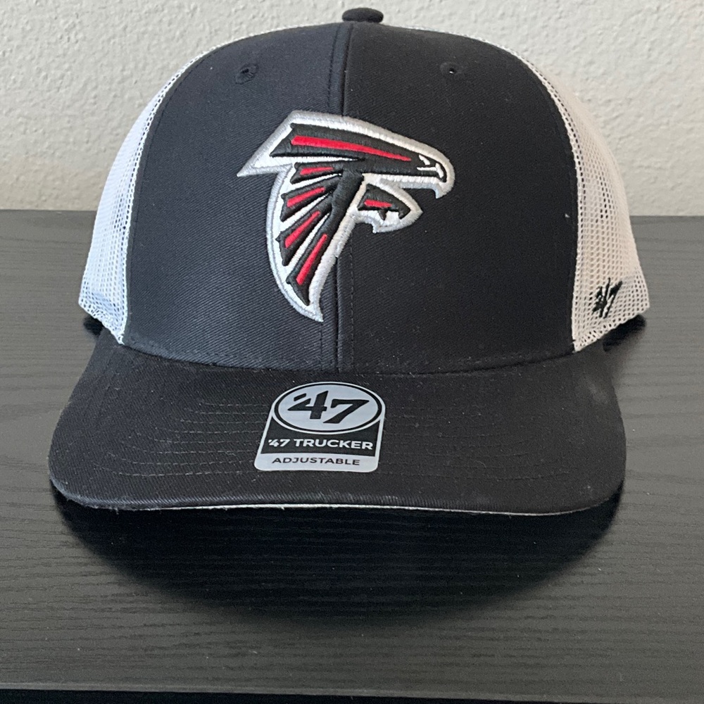 '47 Atlanta Falcons Black, White & Red Trucker Hat